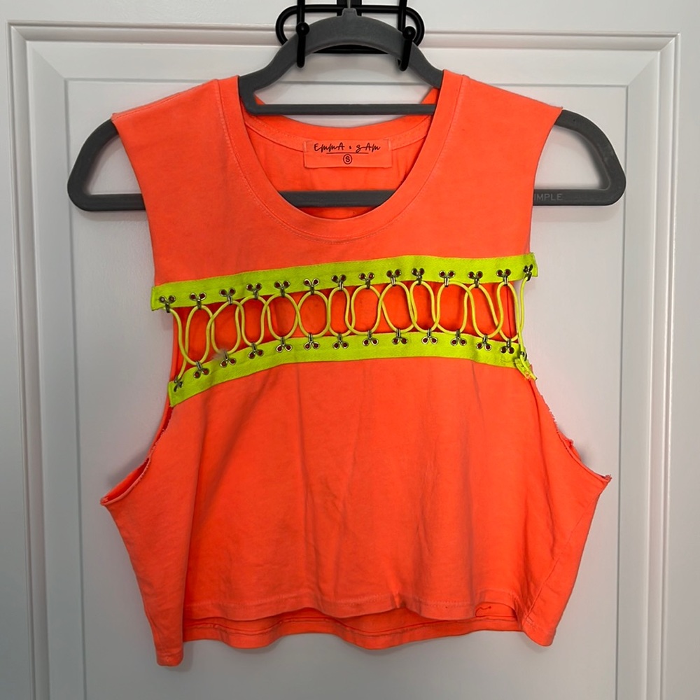 Neon Pink Crop Top